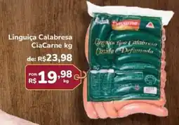 Super Luna Linguiça Calabresa CiaCarne oferta