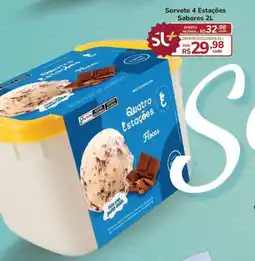 Super Luna Sorvete 4 Estações Sabores oferta
