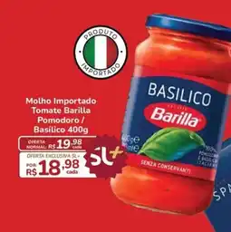 Super Luna Molho Importado Tomate Barilla oferta