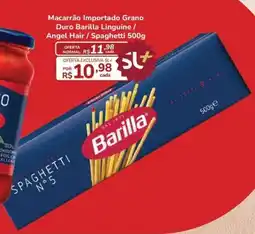 Super Luna Macarrão Importado Grano Duro Barilla Linguine / Angel Hair / Spaghetti oferta