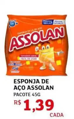 Assaí Atacadista Esponja de aço assolan oferta
