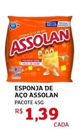 Esponja de aço assolan