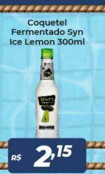 Atakarejo Coquetel Fermentado Syn Ice Lemon oferta