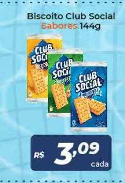 Atakarejo Biscoito Club Social Sabores oferta