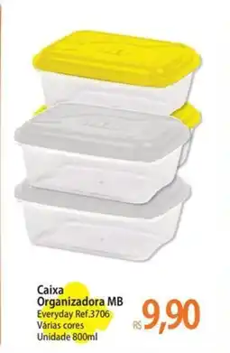 Atacadão Caixa Organizadora MB oferta