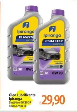 Atacadão Óleo Lubrificante Ipiranga Sintético 0W20 SP Frasco oferta