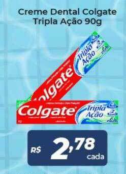 Atakarejo Creme Dental Colgate Tripla Ação oferta