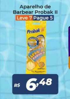 Aparelho De Barbear Probak Ii Leve 7 Pague 5
