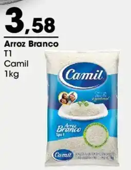 Zaffari Arroz Branco T1 Camil oferta