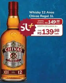 Super Luna Whisky 12 Anos Chivas Regal oferta