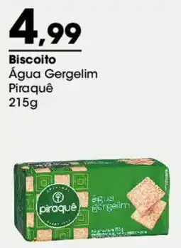 Zaffari Biscoito Água Gergelim Piraquê oferta