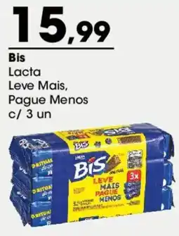 Zaffari Bis Lacta Leve Mais, Pague Menos c/ 3 un oferta