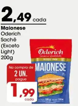 Zaffari Maionese Oderich Sachê (Exceto Light) oferta