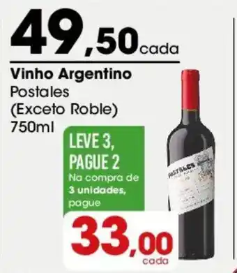 Zaffari Vinho Argentino Postales oferta