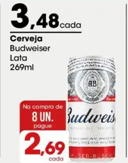 Zaffari Cerveja Budweiser Lata oferta