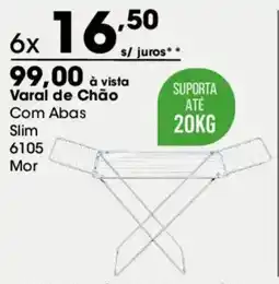Zaffari Varal de Chão Com Abas Slim oferta