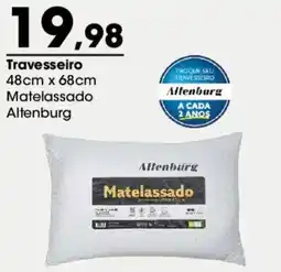 Zaffari Travesseiro 48cm x 68cm Matelassado Altenburg a oferta