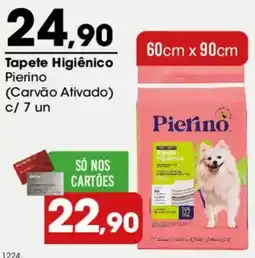 Zaffari Tapete Higiênico Pierino (Carvão Ativado) c/ 7 un oferta