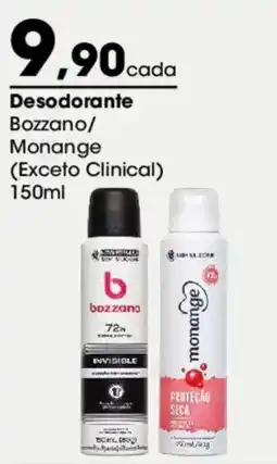 Zaffari Desodorante Bozzano/ Monange oferta