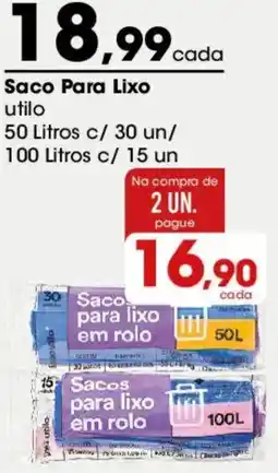 Zaffari Saco Para Lixo utilo oferta