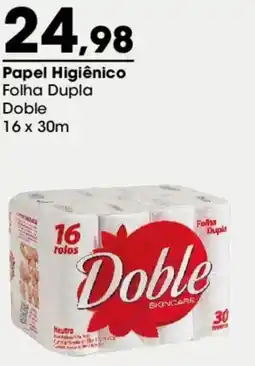 Zaffari Papel Higiênico Folha Dupla Doble 16x30m oferta