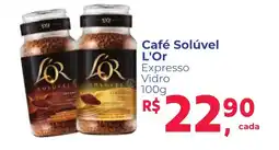 Camiño supermercados Café Solúvel L'Or Expresso Vidro oferta