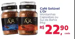 Camiño supermercados Café Solúvel L'Or oferta