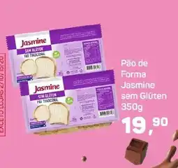 Supermercados São Vicente Pão de Forma Jasmine sem Glúten 350g oferta