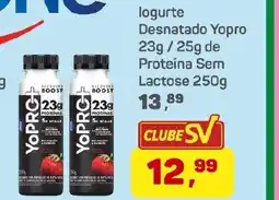 Supermercados São Vicente logurte Desnatado Yopro oferta