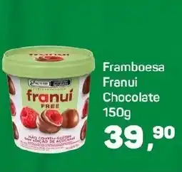 Supermercados São Vicente Framboesa Franui Chocolate 150g oferta