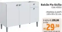 Deltasul Balcão Pia Sicília oferta