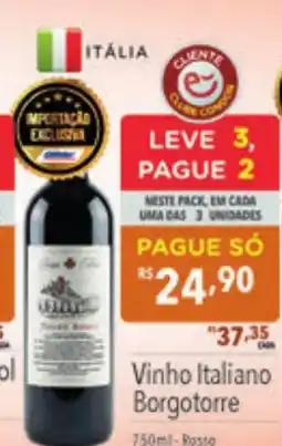 Supermercados Condor Vinho Italiano Borgotorre oferta