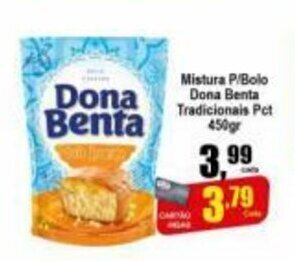Higa's Supermercado Mistura p/ Bolo Dona Benta tradicionais pct 450g oferta