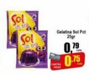 Higa's Supermercado Gelatina Sol pct 25g oferta