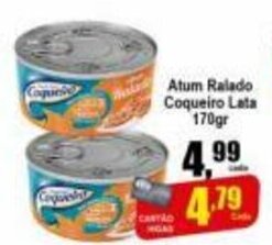 Higa's Supermercado Atum Ralado Coqueiro lata 170g oferta