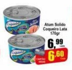 Higa's Supermercado Atum Solido Coqueiro lata 170g oferta
