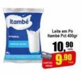 Higa's Supermercado Leite em po Itambe Pct 400g oferta