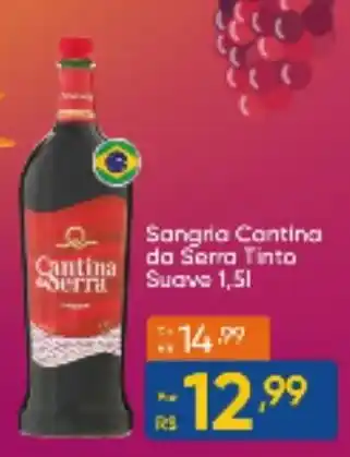 Atacado Vem Sangria Cantina da Serra Tinto Suave oferta