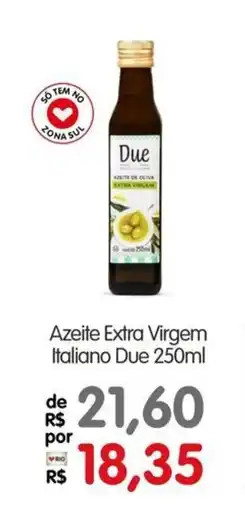 Zona Sul Azeite Extra Virgem Italiano Due oferta