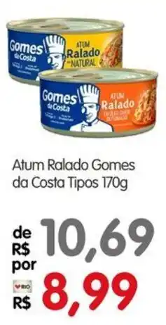 Zona Sul Atum Ralado Gomes da Costa Tipos oferta