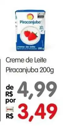 Zona Sul Creme de Leite Piracanjuba oferta
