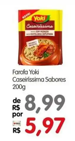 Zona Sul Farofa Yoki Caseiríssima Sabores oferta