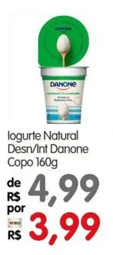 Zona Sul logurte Natural Desn/Int Danone Copo oferta