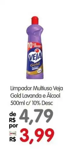 Zona Sul Limpador Multiuso Veja Gold Lavanda e Álcool oferta