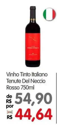 Zona Sul Vinho Tinto Italiano Tenute Del Neccio Rosso oferta