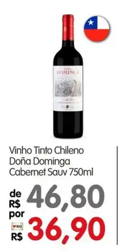 Zona Sul Vinho Tinto Chileno Doña Dominga Cabernet Sauv oferta