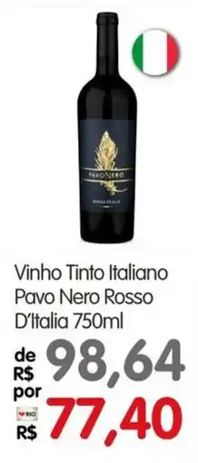 Zona Sul Vinho Tinto Italiano Pavo Nero Rosso D'Italia oferta