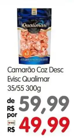 Zona Sul Camarão Coz Desc Evisc Qualimar 35/55 oferta