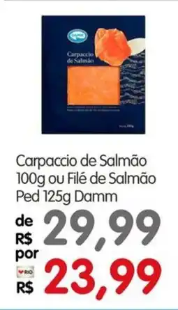 Zona Sul Carpaccio de Salmão ou Filé de Salmão Ped Damm oferta