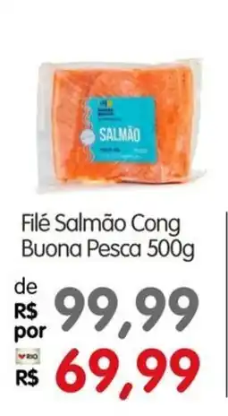 Zona Sul Filé Salmão Cong Buona Pesca oferta